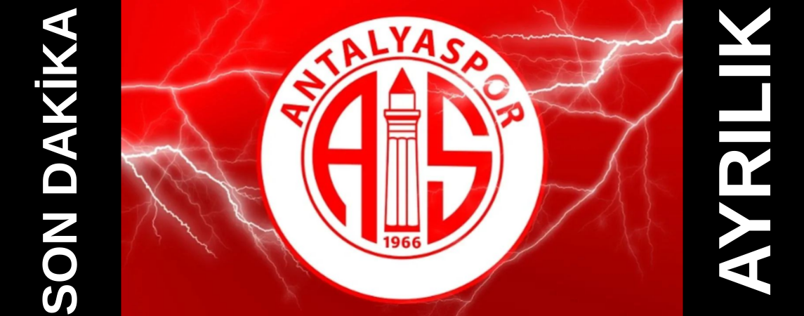 Antalyaspor’da Flaş ayrılık